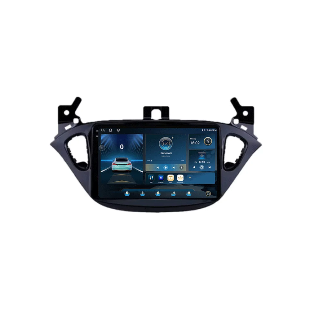 Android 16 Auto voor Opel Corsa E 2015-2019 voor Opel Adam 2013-2016 Multimedia Videospeler Radio Carplay Auto GPS WIFI+4G Stereo - afbeelding 2