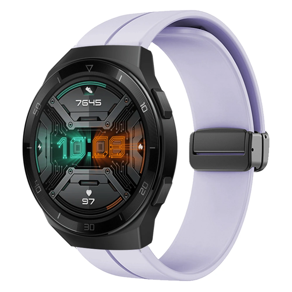 Correia para Huawei Watch GT2E Esporte Silicone Fivela Magnética para Huawei Watch GT 2E Pulseira Pulseira Acessórios Correa