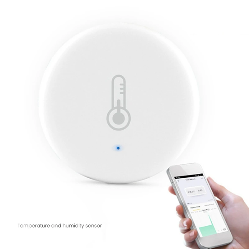 ZigBee Smart Temperatur-und Feuchtigkeit sensor Batterie betriebenes Sicherheits-Mini-Hygrometer mit Tuya Smart Life App