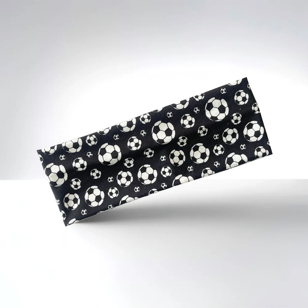

Fashion Elastic Soccer Headband Breathable Adjustable Soccer Bandana Football Print Sports Headband for Men and Women