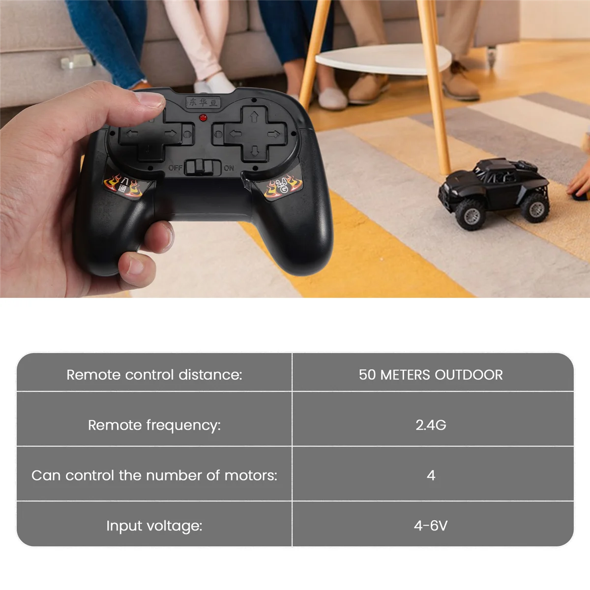 Avanzato! Modulo giocattolo RC wireless 8CH 2.4G Trasmettitore ricevitore telecomando 4-6V 50M Kit parti di telecomando