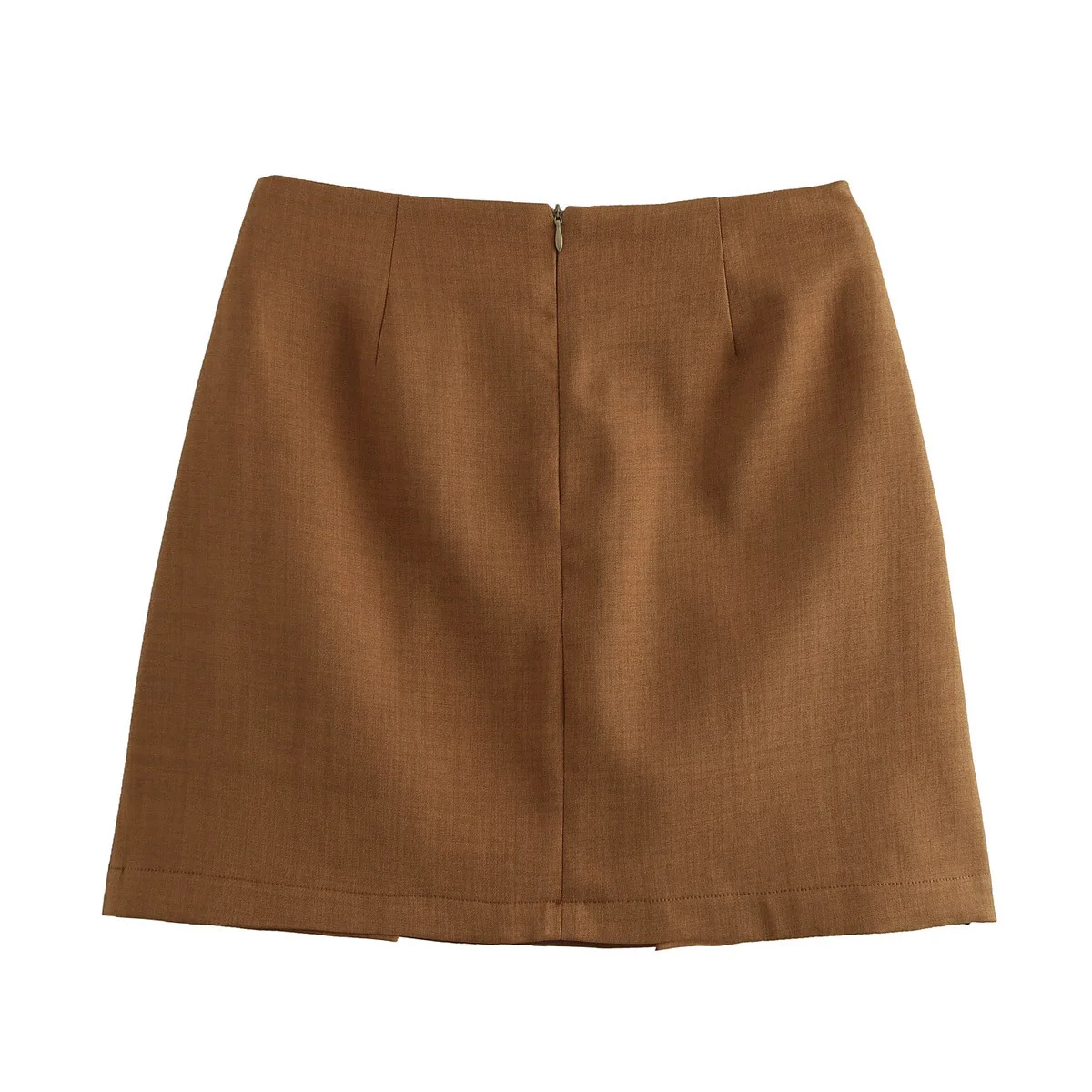 Saia plissada de emagrecimento de cintura alta feminina estilo retro para outono e inverno moda europeia e americana nova chegada