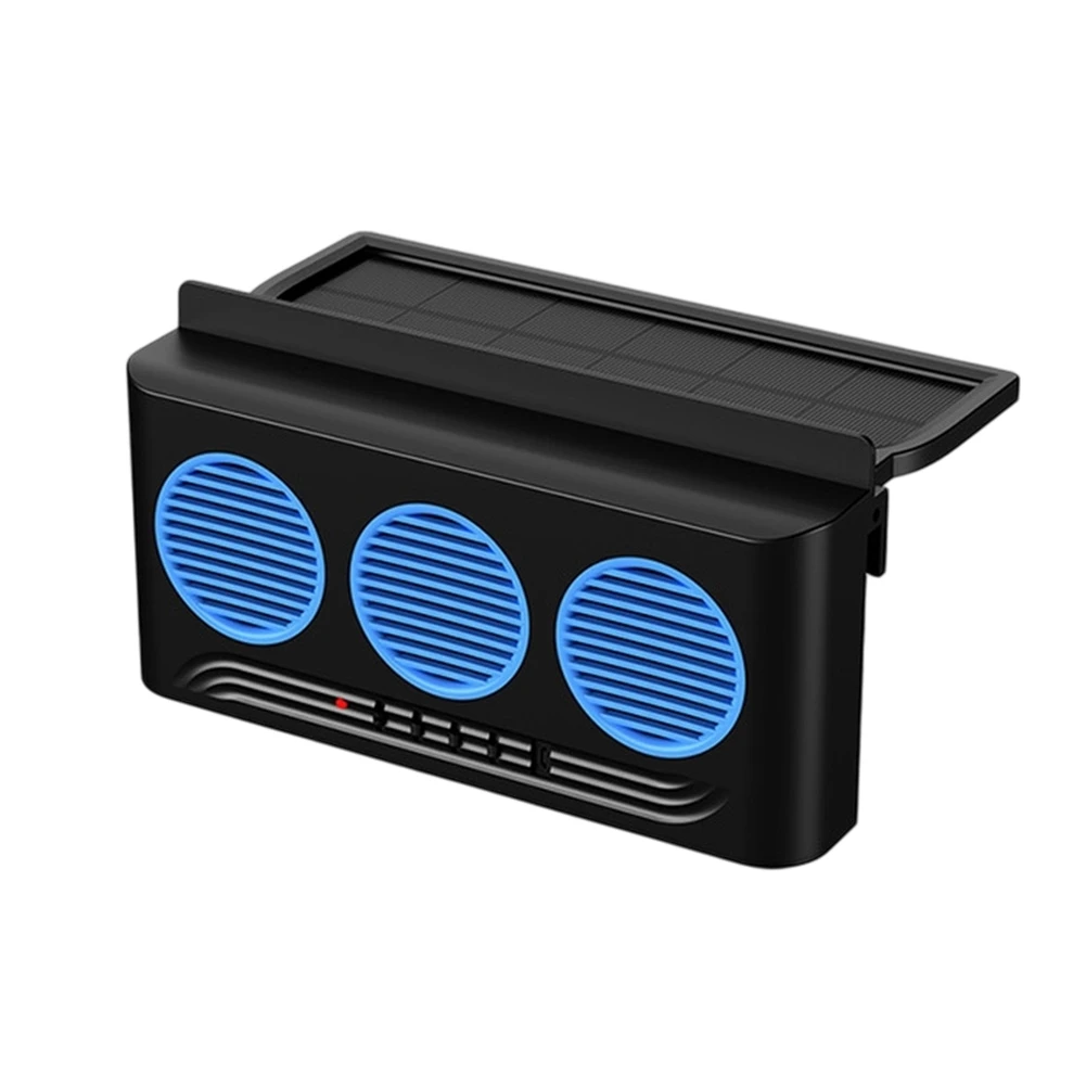 ABS Solar Exhaust Fan for Cars with Red Light Feature Designed for Reliable Air Circulation in Multiple Vehicle Types
