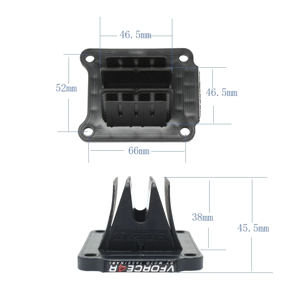 Motorcycle Carbon Fiber V Force V4R83A Reed Valve System Petal With Intake Manifold For Suzuki RM 85 2002-2019
