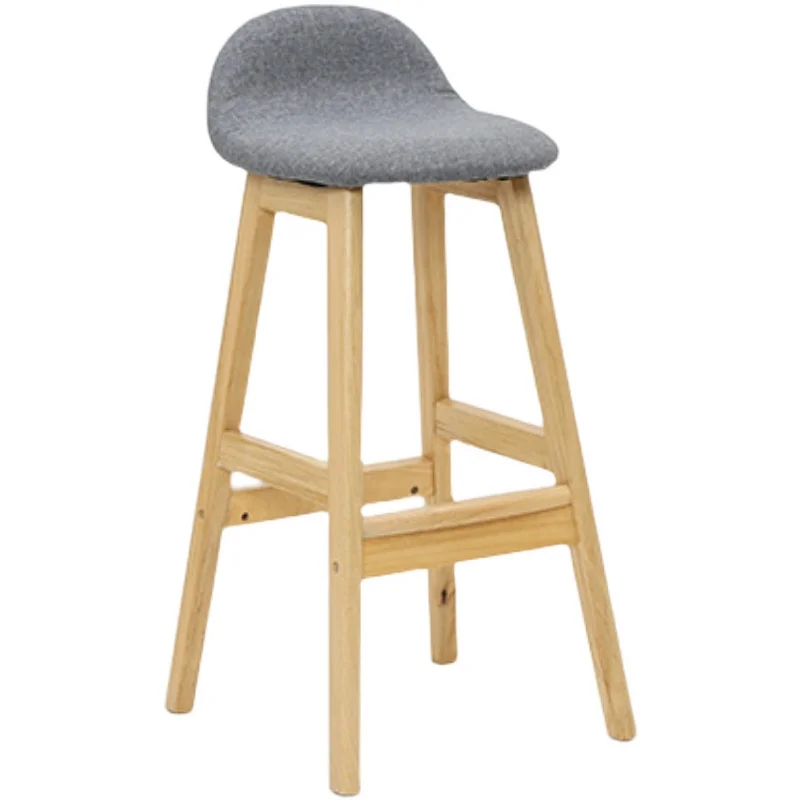 Modern minimalist coffee bar, high chair, bar stool, household front desk backrest, bar chair