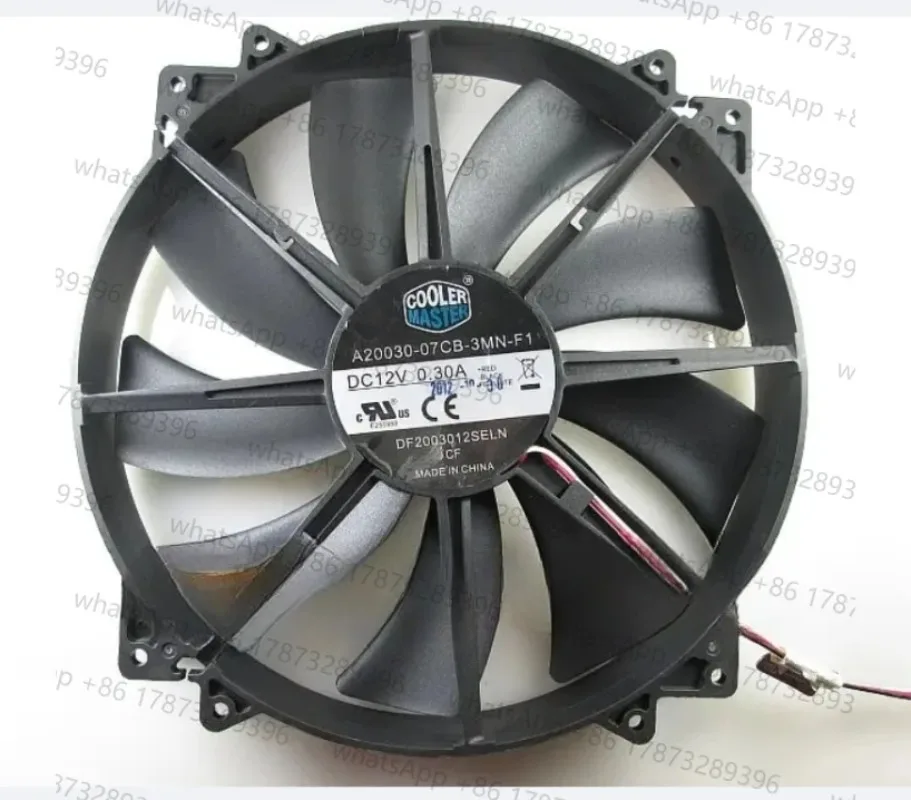 高品質-a20030-07cb-3mn-f1-df2003012seln-12v-030a-サイクロン-200-20-センチメートル-haf912-haf922-シャーシ静音冷却ファン