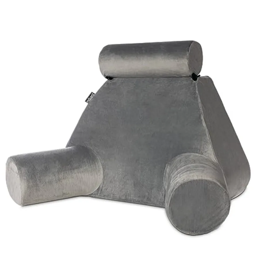 

Solid Foam Wed Reading Pillow for Sitting up in ed Adult Size ack Rest Pillow wit Arms and Neck Support U as ed Pillows for edr