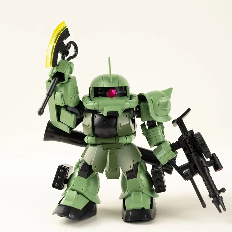 mengshan model sdcs Mass production type green red zaku2 action figure model gift toy collectibles view 6