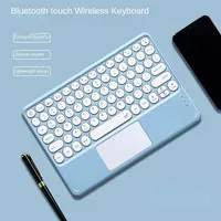 Bluetooth Touchpad Keyboard Mouse Kit Spanish Russian Arabic Wireless Keyboard and Mouse Combos Teclado for iPad Xiaomi Tablet