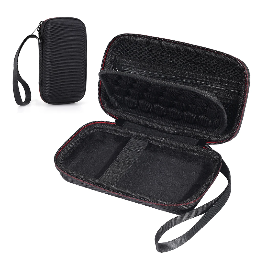 Carrying Case with Mesh Pocket for SD Card USB Type-C Cable Storage Bag for Anbernic RG35XX H/RG353M Handheld Game Console