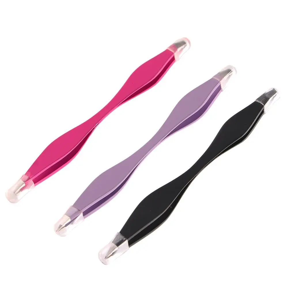 Women For Maquiagem Beauty Eyelash Extension Pincet Threading Tweezers Tweezers Double Ends Eyebrow Tweezer Makeup Tools