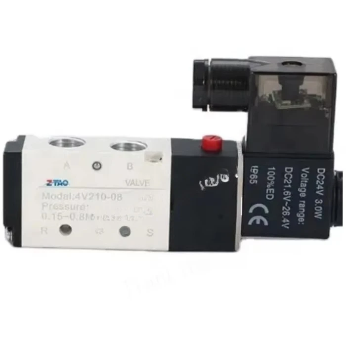 Brand New Original  4V210-08 DV24V Stainless Steel Solenoid Control Valve Pneumatic Power Series Cylinder