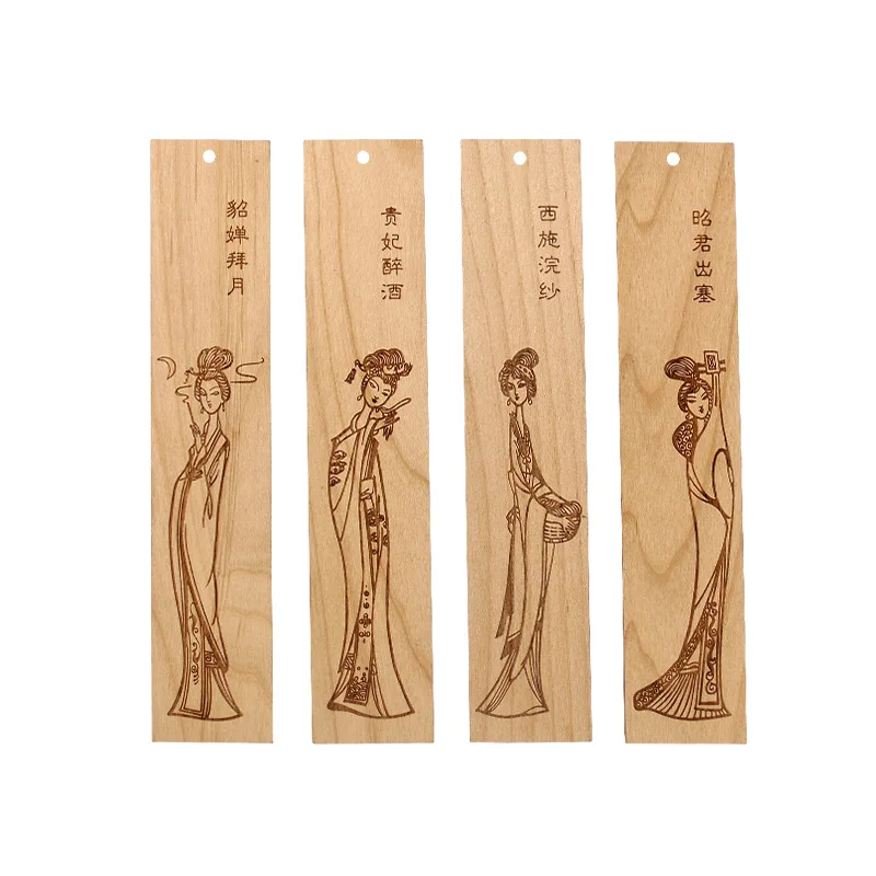 Wooden Bookmarks Creative Wooden Bookmarks Chinese Style Anniversary Celebration Cultural Creativity Wooden Bookmarks teacher