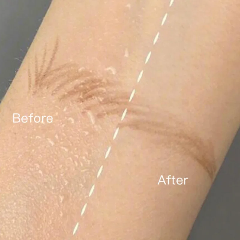 Matita per sopracciglia duratura con pennello 5 colori impermeabile naturale opaco sopracciglio tatuaggio tinta penna trucco sopracciglio professionale cosmetico