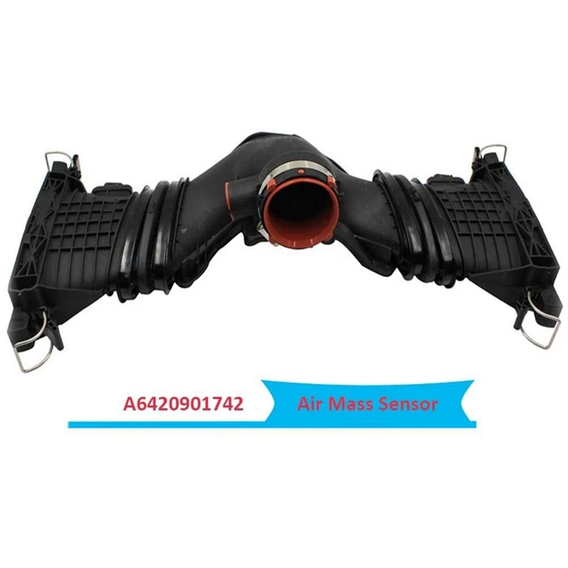 Engine Air Intake Pipe With Air Mass Sensor 5-Pin Automotive Parts For Mercedes Benz ML350 GL350 3.0L Diesel 6420902242