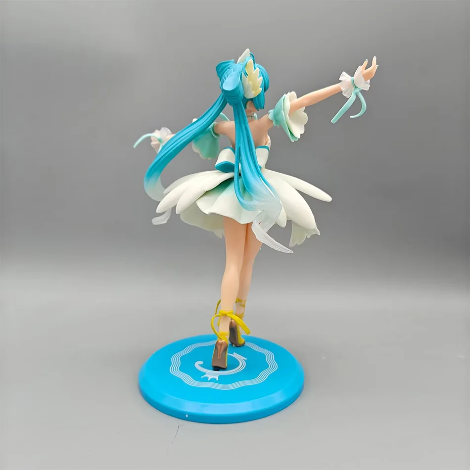 Neue edle und elegante Schwan Ballett Hatsune Miku PVC Charakter Modell Ornament Animation Sammler Statue Desktop Dekoration – Detail 5