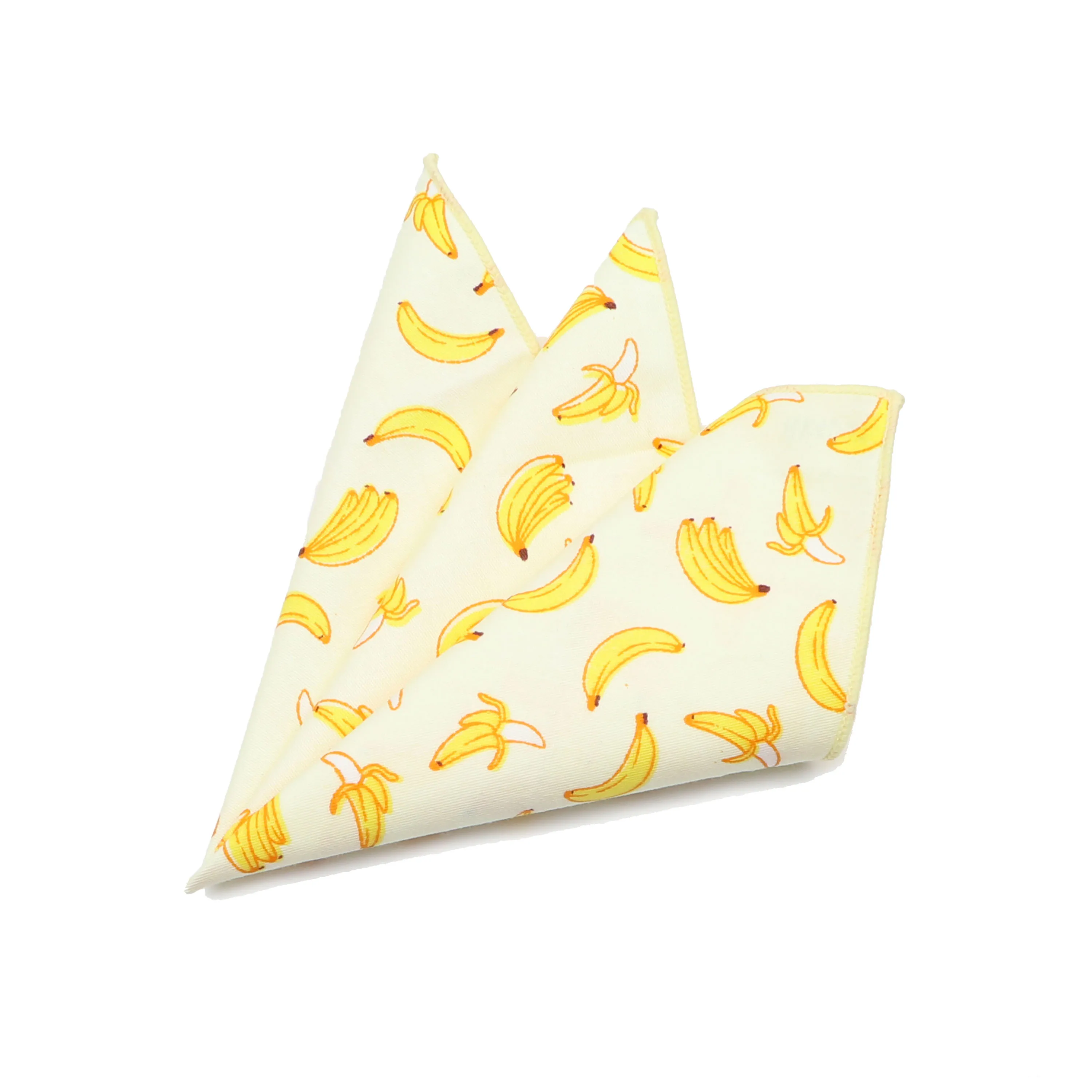 Lenço de algodão dos desenhos animados lenços cute hankies bolso masculino quadrado urso cão pato animal frutas lenços gravata borboleta acessório