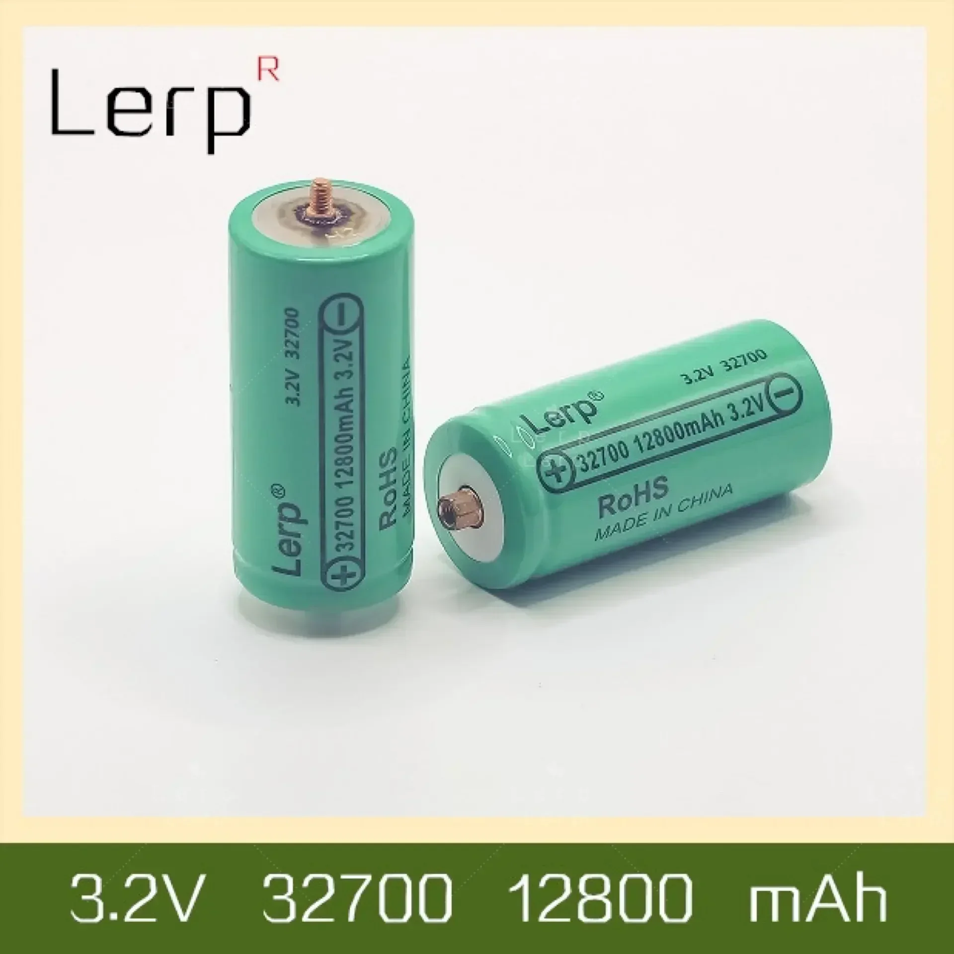 Hot Product Pre - order! 2024 original 3.2V 32700 12800mAh LiFePO₄ rechargeable power battery with screws, professional - grade.