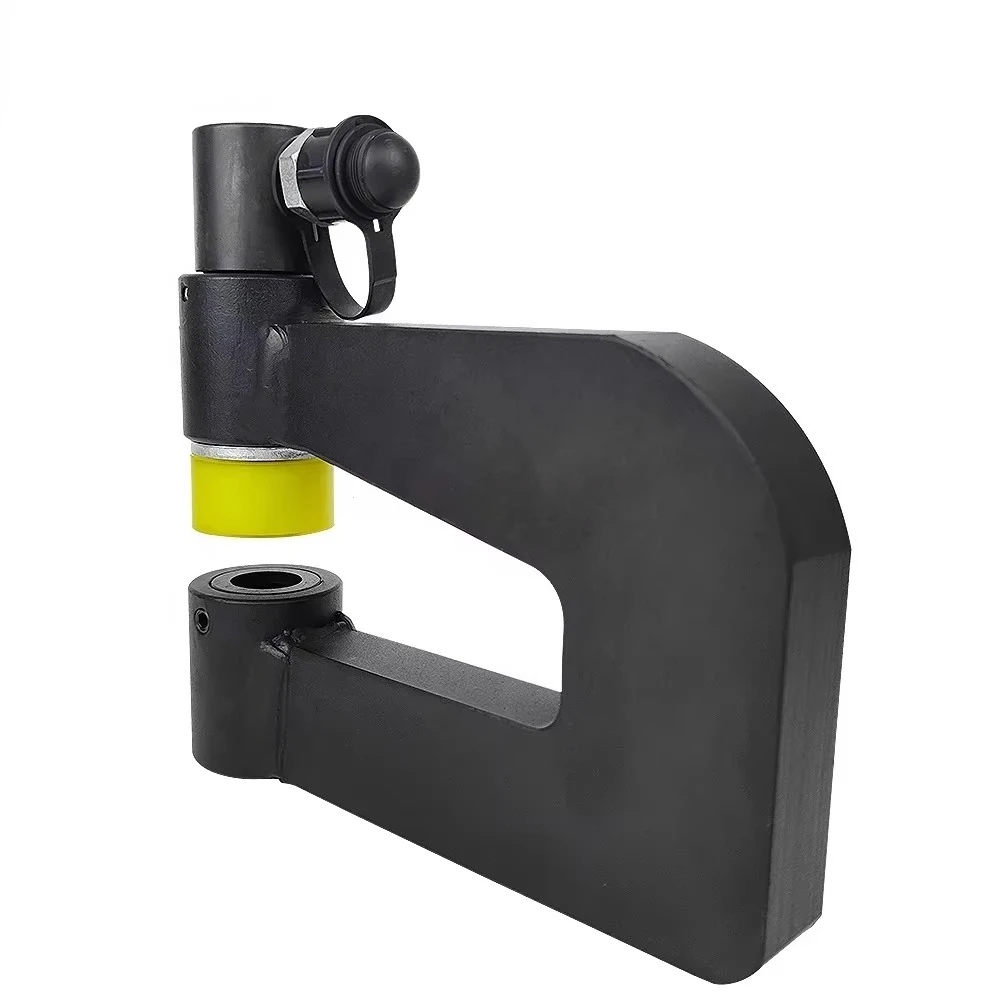 SYD-32BF Alat Pemotong Pelubang Jembatan Kabel Hidrolik Baja 6-35Mm Kisaran Kedalaman Tenggorokan 150Mm Lubang Heksagonal Crimping