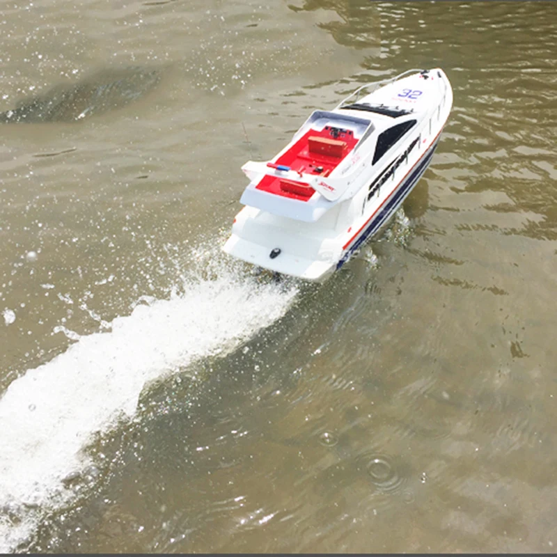 Barco teledirigido de alta velocidad, barco de simulación de lujo, juguete muy realista, regalo, 3837