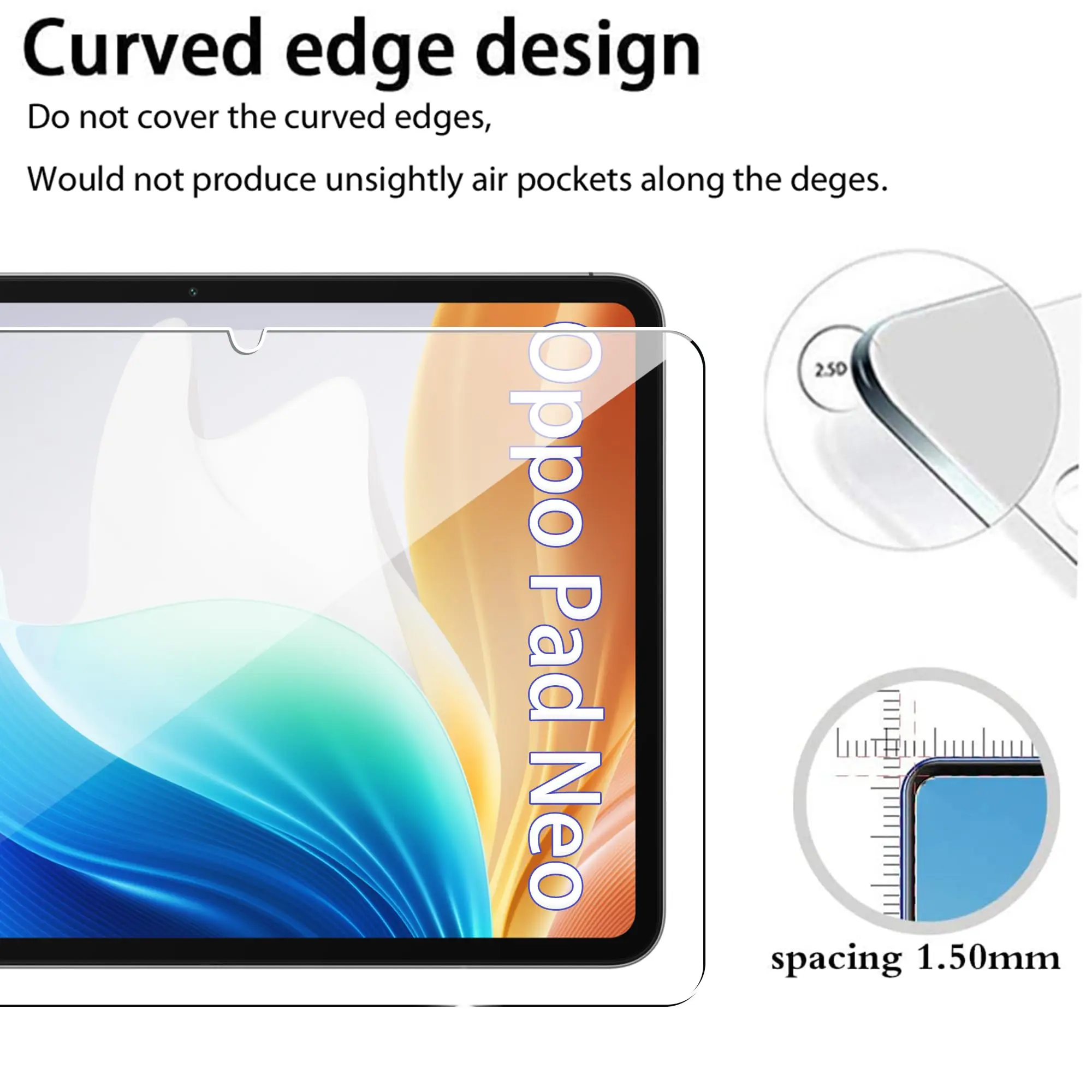 2 Pellicole In Vetro Temperato 9H Per OPPO Pad SE 11 Pollici, Anti-impronte E Ultrasottili Per Proteggere Lo Schermo