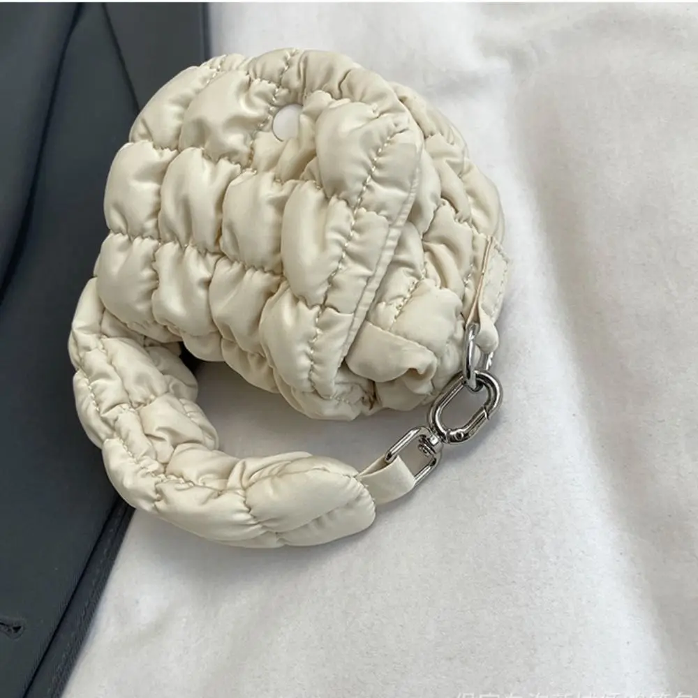 أنيقة بلون سحابة مطوي محفظة نسائية للعملات المعدنية حقيبة يد صغيرة مبطن محفظة صغيرة حبال الكورية نمط حقيبة قلادة الفتيات/الإناث