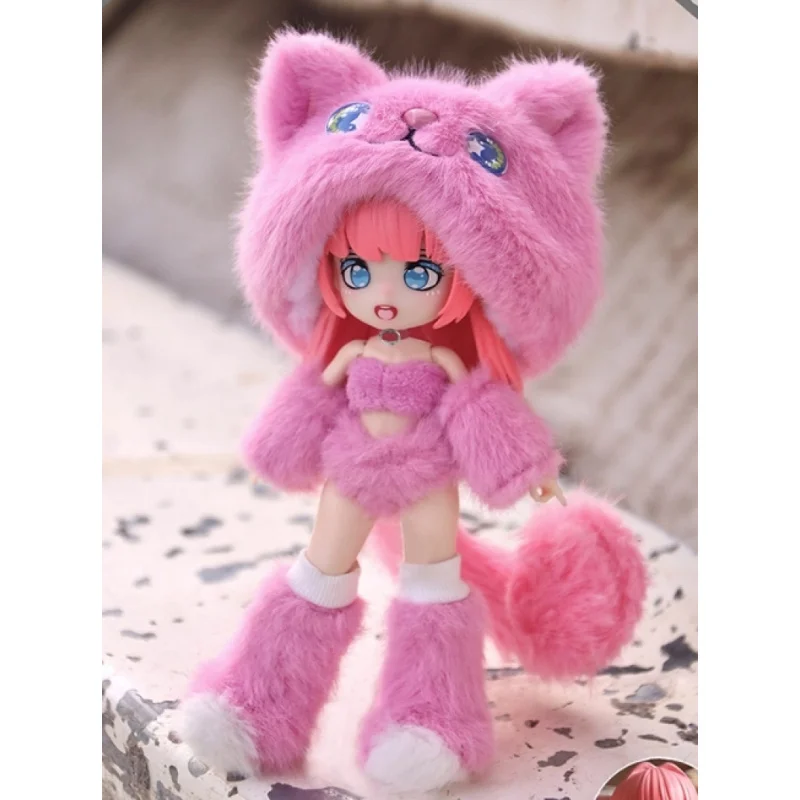 

In Stock BYIDI Cat Island Series 1/16 BJD Blind Box Mystery Box Cute Action Anime Figure Kawaii Model Gift Toys