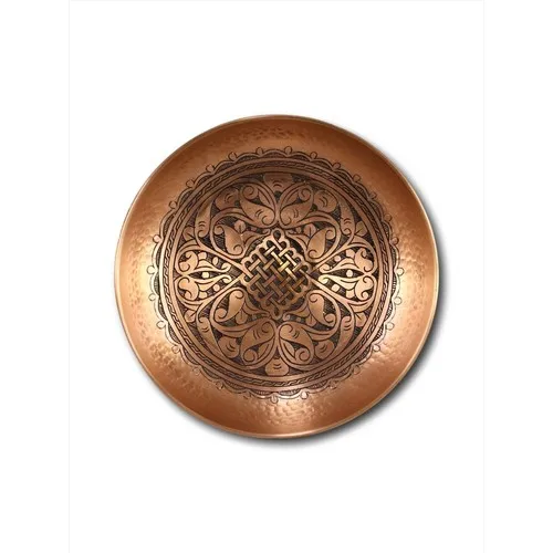 Sonay Copper Art Custom Engraved Copper Bath Bowl 20 cm