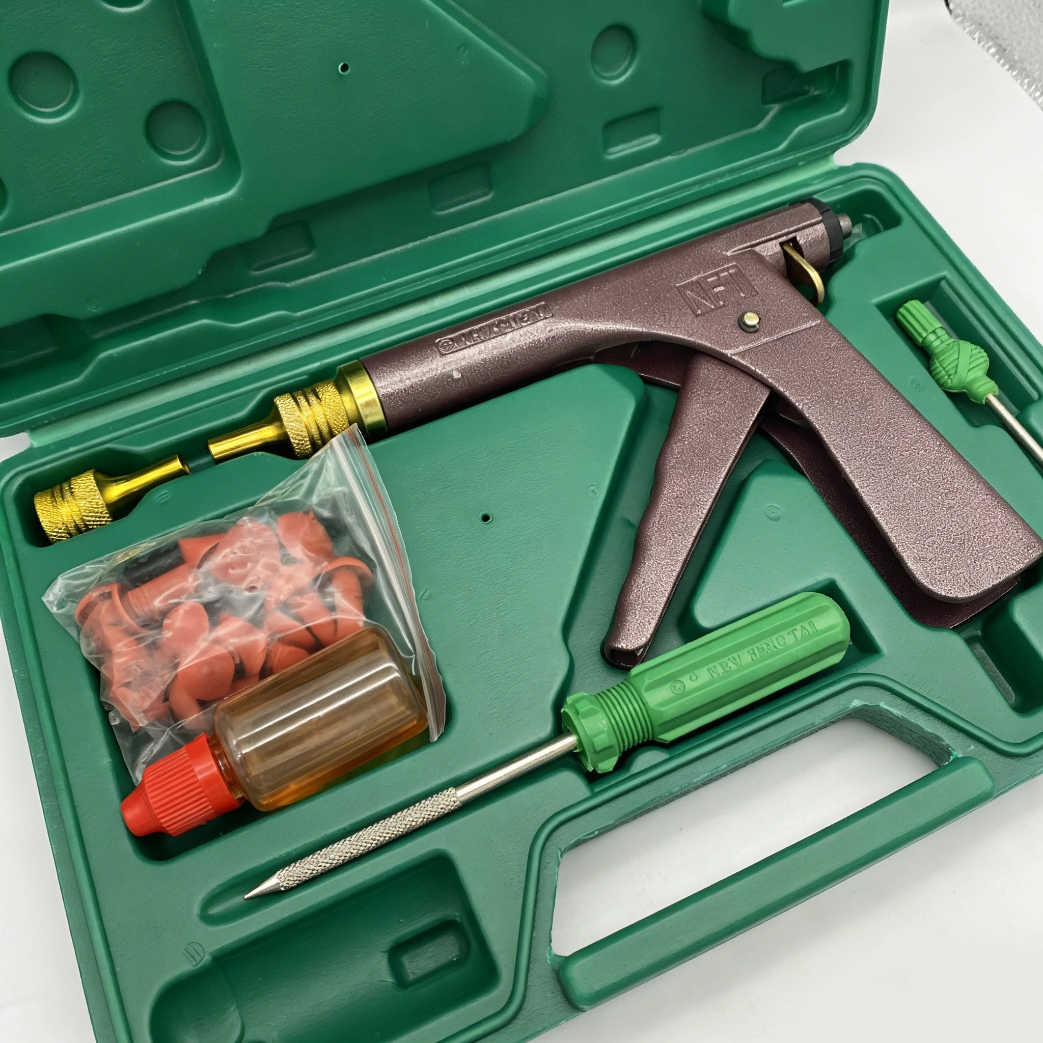 

Auto Bike tubeless Tire Repair Puncture Plug motorcycle Vacuum Tire Repair Gun Car Tire Block Air Leaking kit