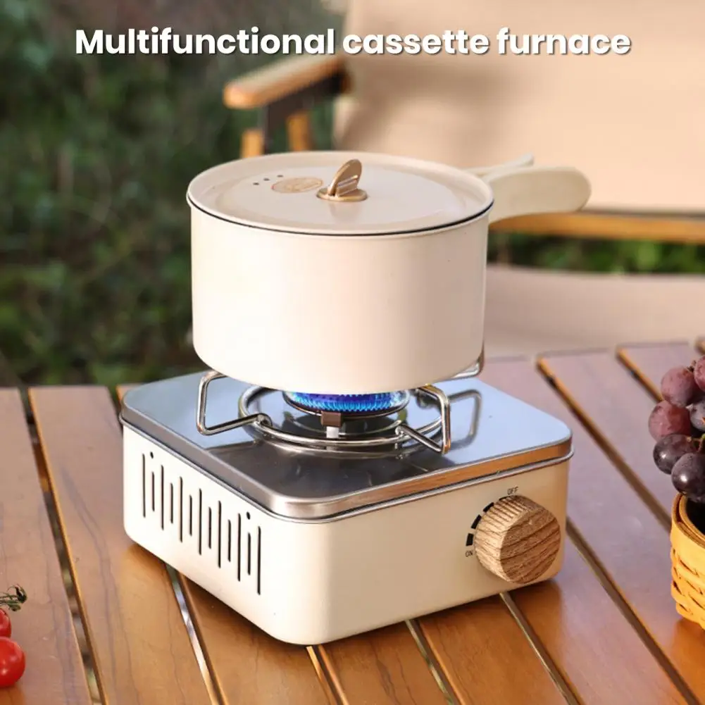 

2800W Camping Stove Portable Stainless Steel Cassette Furnace Camping Stove Burner With Gas Valve For Outdoor Cooking/BBQ