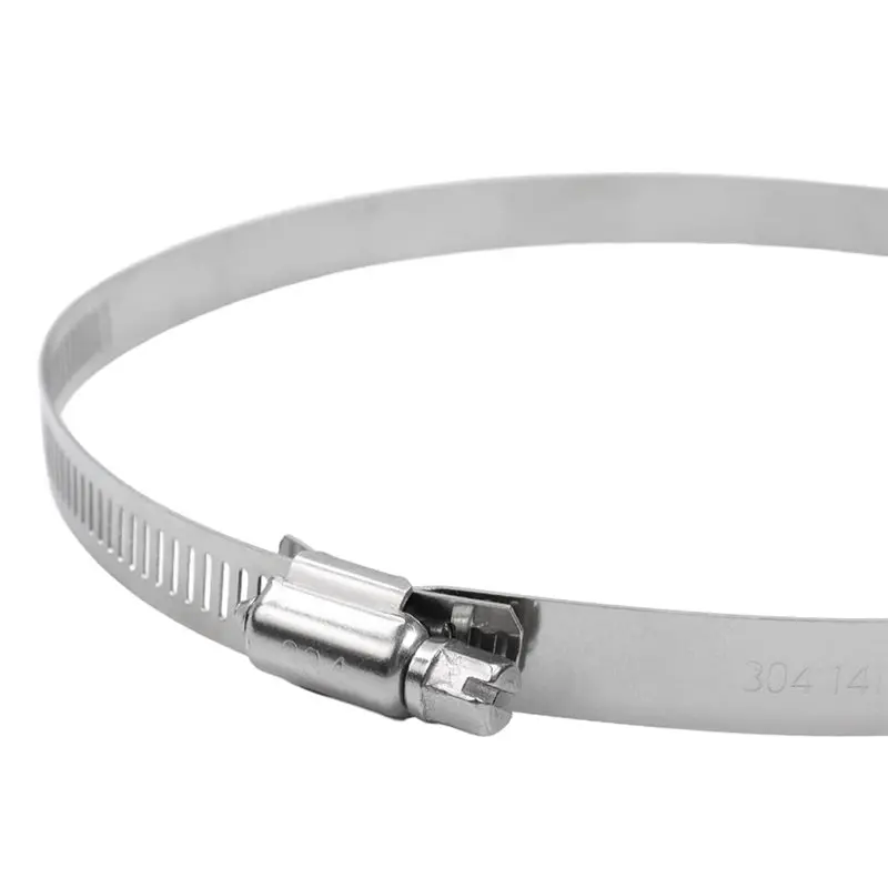 ABZV-أنبوب مجاري الهواء 6 بوصة خرطوم المشبك، 304 الفولاذ المقاوم للصدأ دودة والعتاد قابل للتعديل المشابك (141-165 مم)، 10 عبوات #3