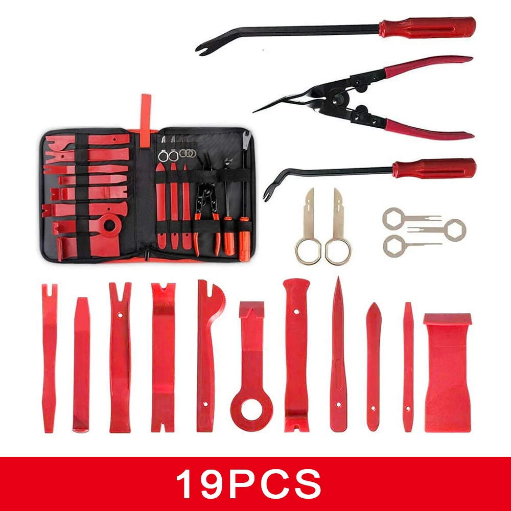 238/158/19 Stuks Trim Removal Tool Set & Clip Tang Bekleding Remover Nylon Auto paneel Verwijdering Set Interieur Demontage Kit