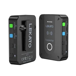 Lekato Ms-02 Wireless Audio System Earphone Monitor 2.4G Stereo Iem Automatic Pairing for Studio Band Rehearsal Live Performance