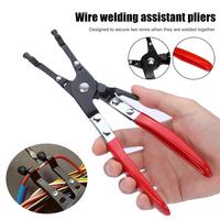 Universal Car Vehicle Soldering Aid Pliers Hold 2 Wires Innovative Car Repair Tool Garage Tools Wire Welding Clamp