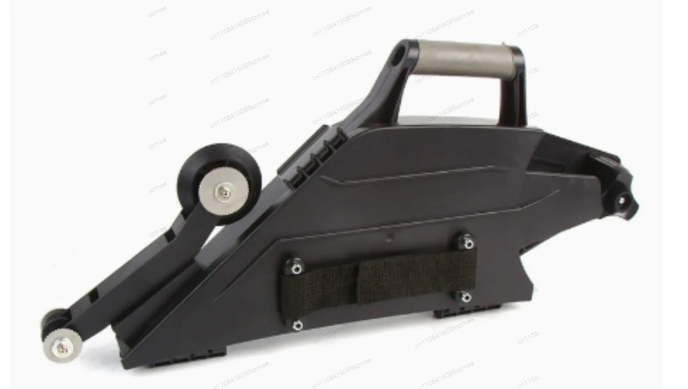 

Taping tool for gypsum board joint compound and wall repair, with reversible corner wheel.