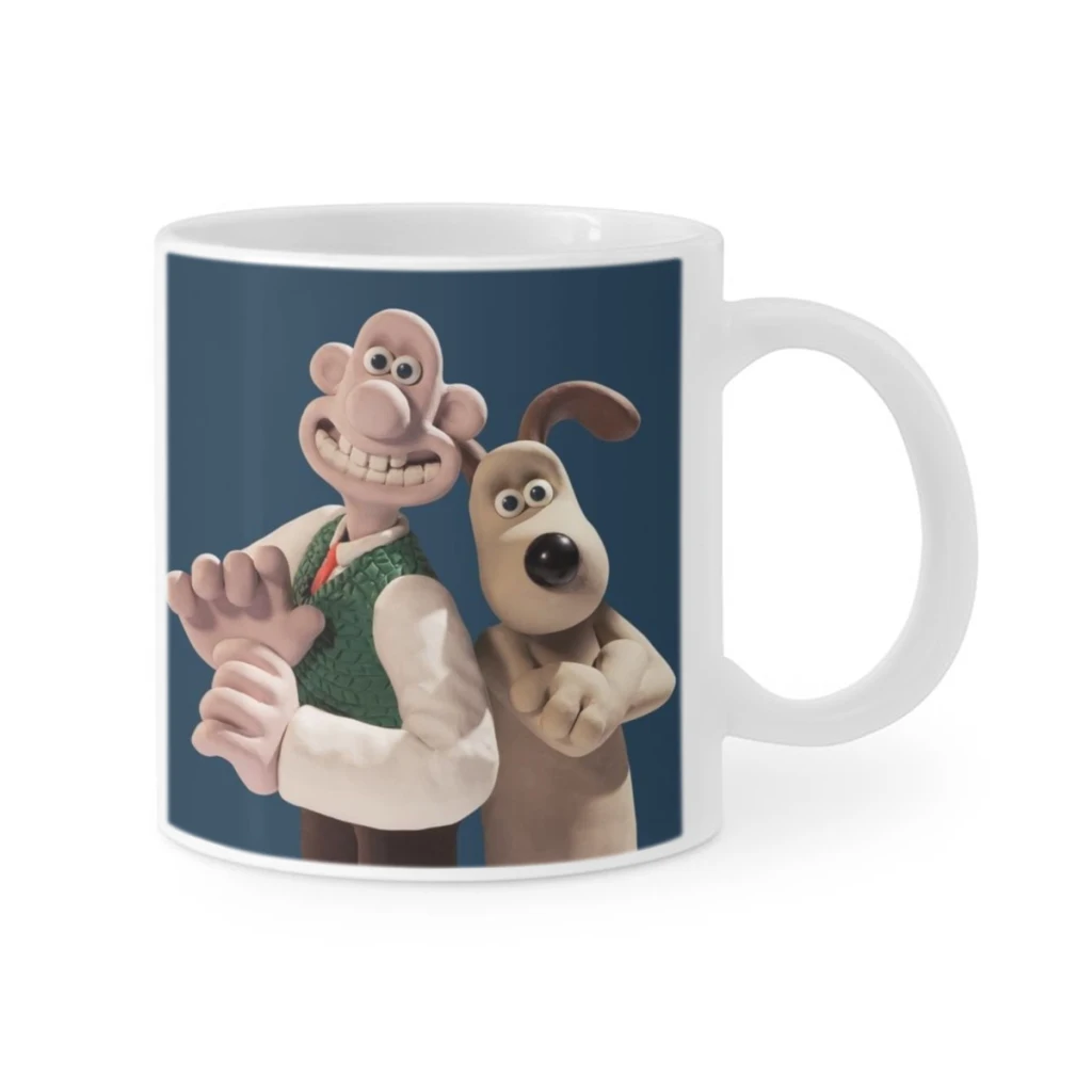 1pc 11oz Gromit Coffee Mug Milk Tea Cup Insulated for Hot or Cold Beverages Portable Office Cup Drinkware Gift