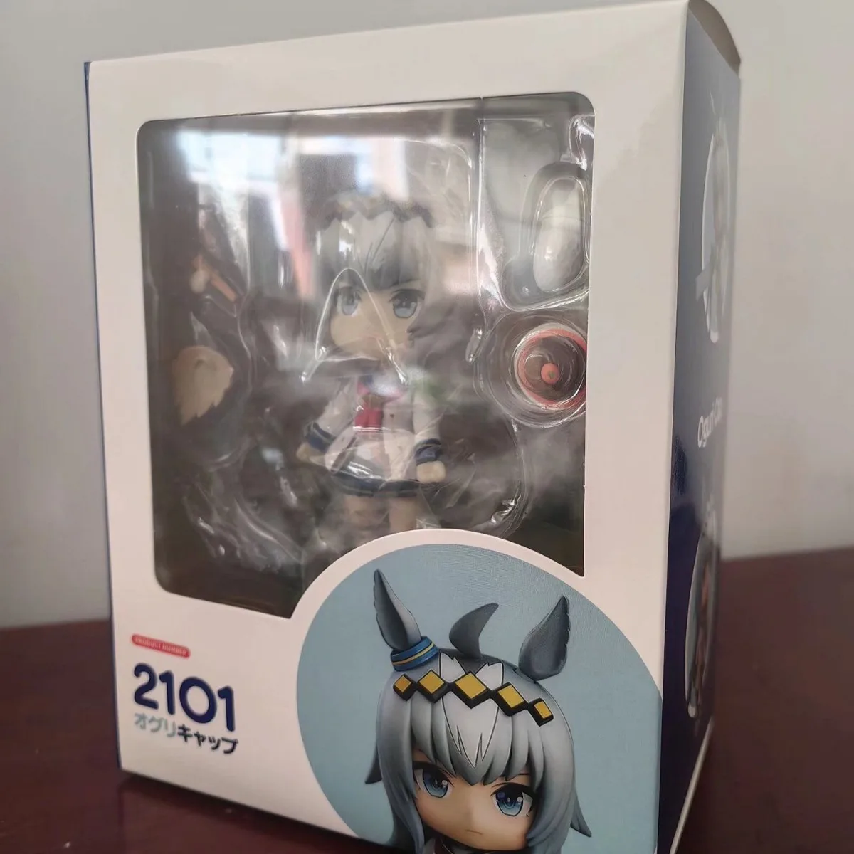 Figura de Anime Nendoroid 2101 Oguri Cap Umamusume Pretty Derby, Posable, con Rostro Intercambiable, en Caja, Coleccionable, Decoración de Escritorio