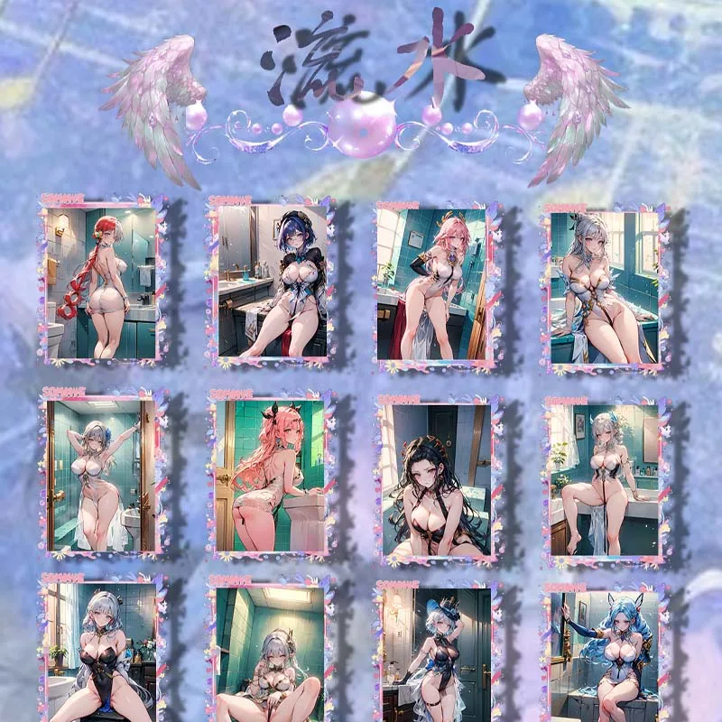 Carte de jeu de taille horizon de déesse, carte de collection trempée d'été, 3 passe-temps chauds et épicés, Waifu, Bikini, Doujin CCG, nouveau jouet