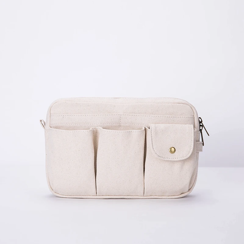 

Большая холщовая сумка для еды Capaci, многосторонний органайзер, внутренняя часть, многоэтажная складная мягкая хлопковая повседневная сумка для молодежи