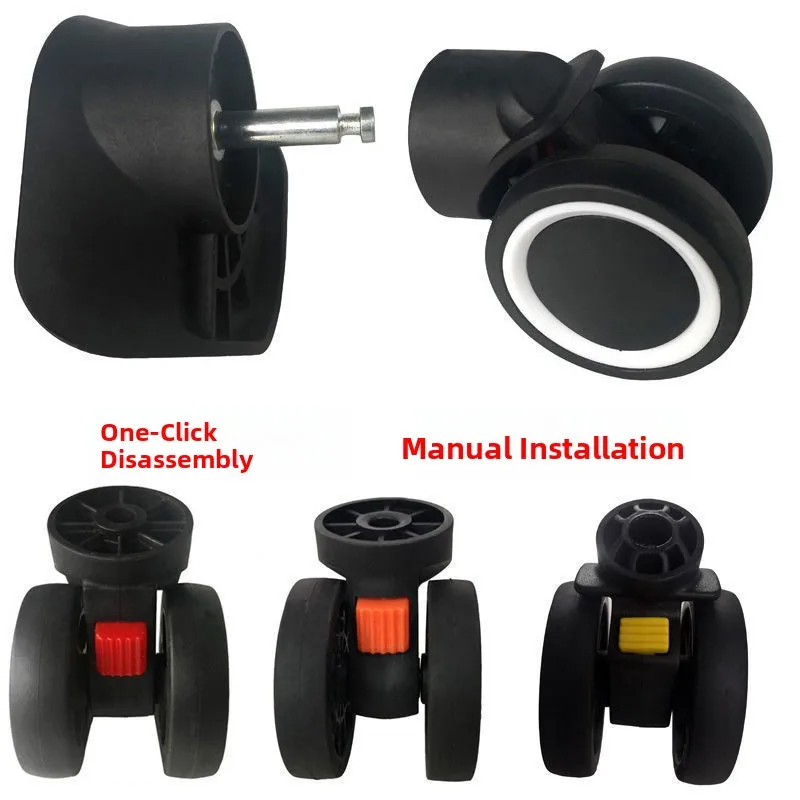 

Съемный дорожный чемодан для ручной клади с большими колесами, универсальные колеса, сумка с тягой, аксессуары, кожаный чемодан на колесах 06,