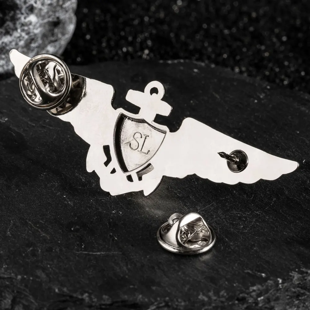 1 قطعة أجنحة الولايات المتحدة القيادة العسكرية ماستر طيار أجنحة معدنية شارة دبوس بروش