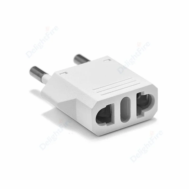 Adapter wtyczki KR 4,0 na 4,8 mm Adapter podróżny z USA na UE 250 V 6 A Gniazdo elektryczne Gniazda AC Gniazdo ścienne do ładowania