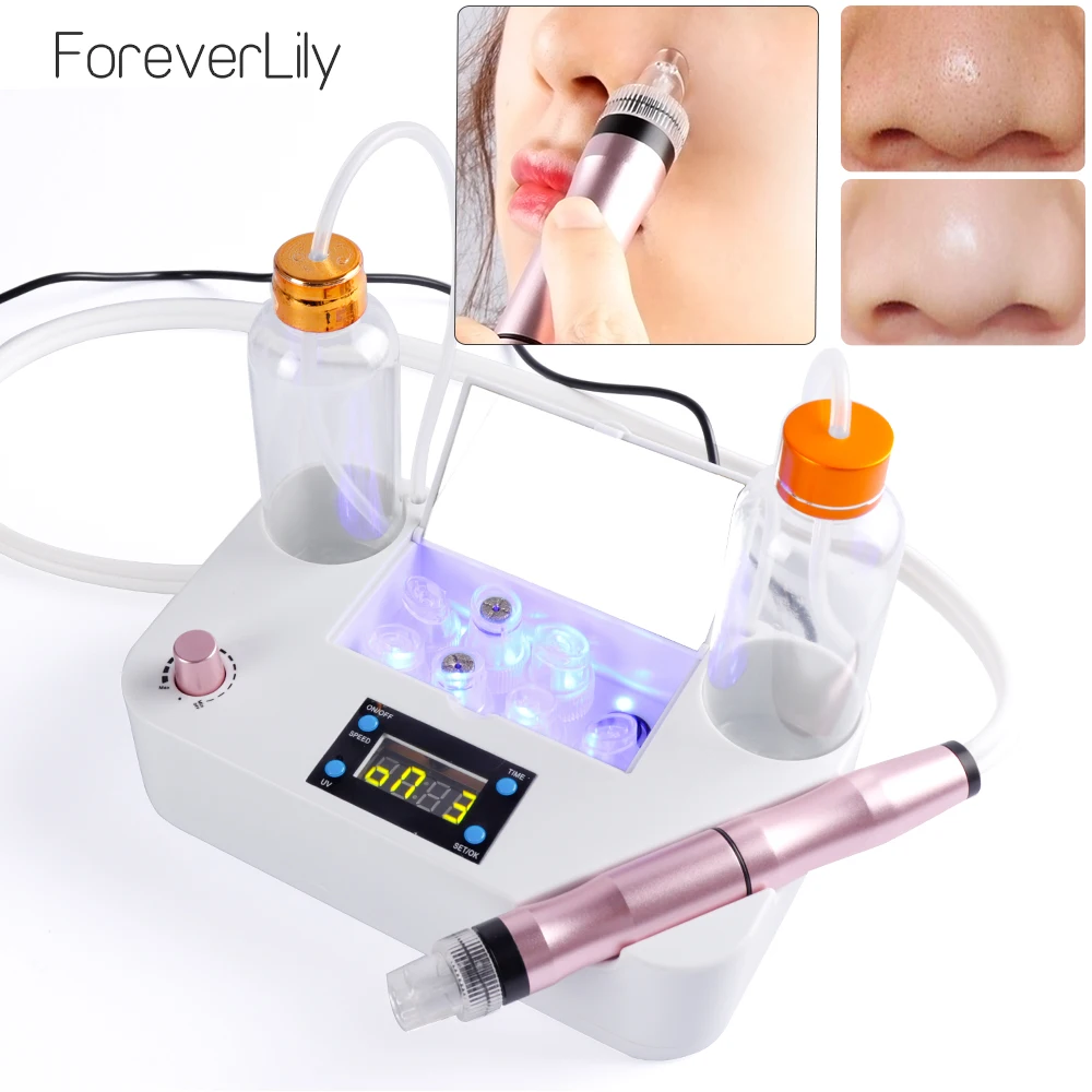Microbubble Blackhead Remover Small Bubble Facial Deep Cleansing Machine Portable Aqua Peeling Machine Vacuum Blackhead Cleaner