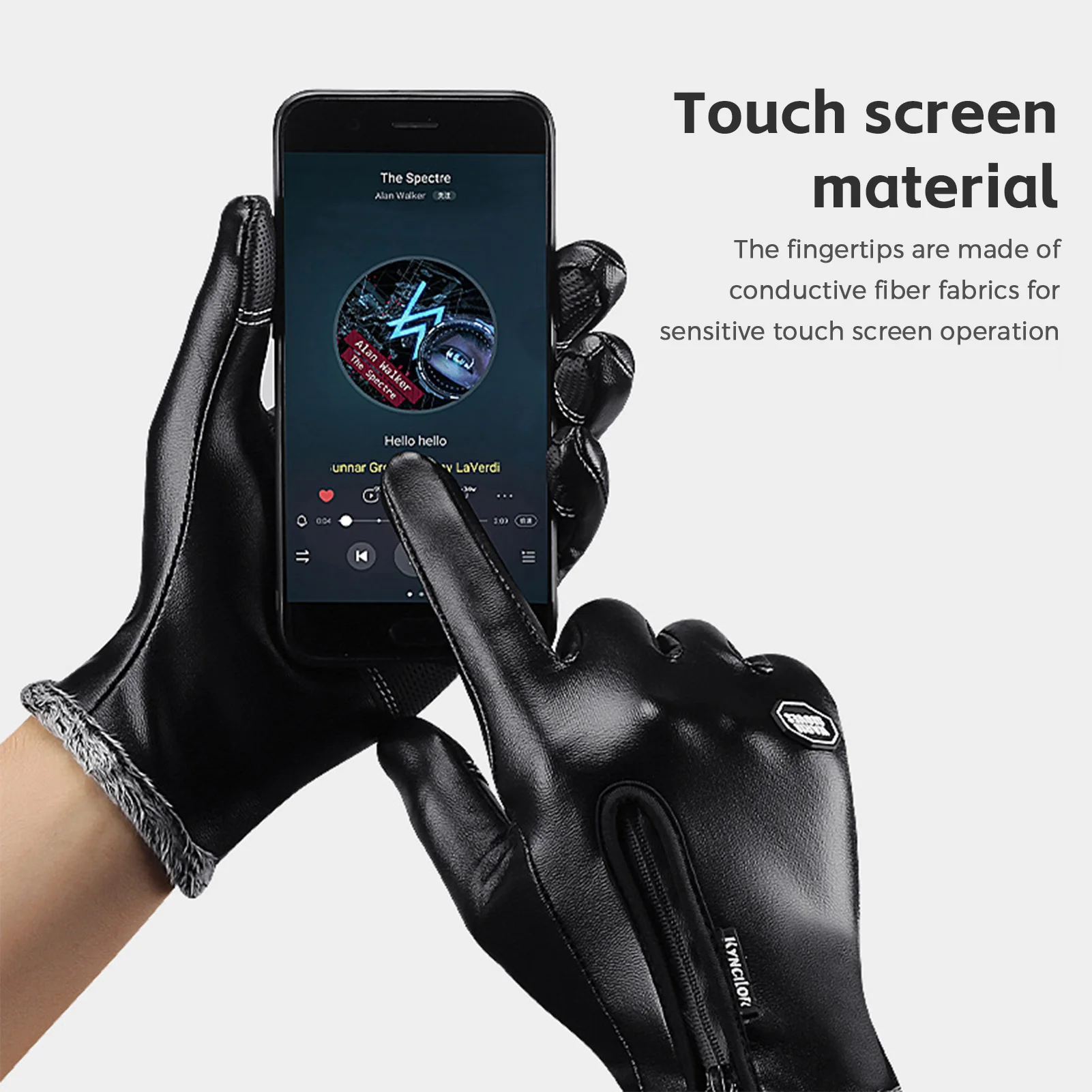 قفازات شتوية مقاومة للرياح، قفازات لمس دافئة، قفازات واقية مقاومة للماء