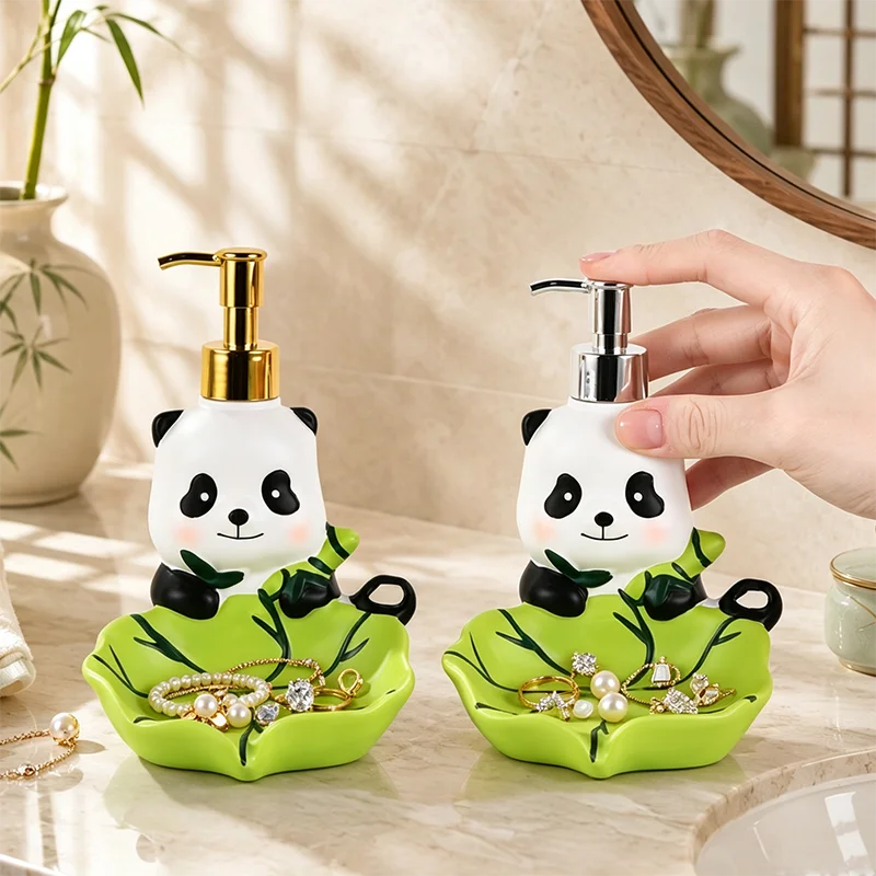 Cartoon-Panda-Seifenspender, n – Jewelry Making Desk Bewertung und Preis
