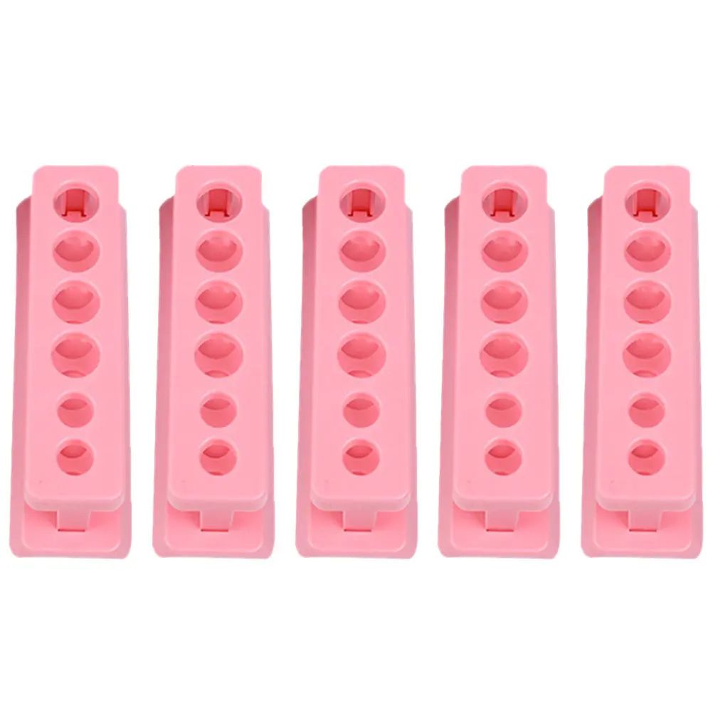5Pcs Premium Plastic Tube Rack for Test Tubes Portable Laboratory Storage Holder Science Classroom Teaching Aids Test Tube view 6