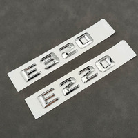 3d Self-adhesive Letters For Car Stickers E200 E220 E260 E320 E350 CDI 4matic Emblem Logo Trunk Accessories