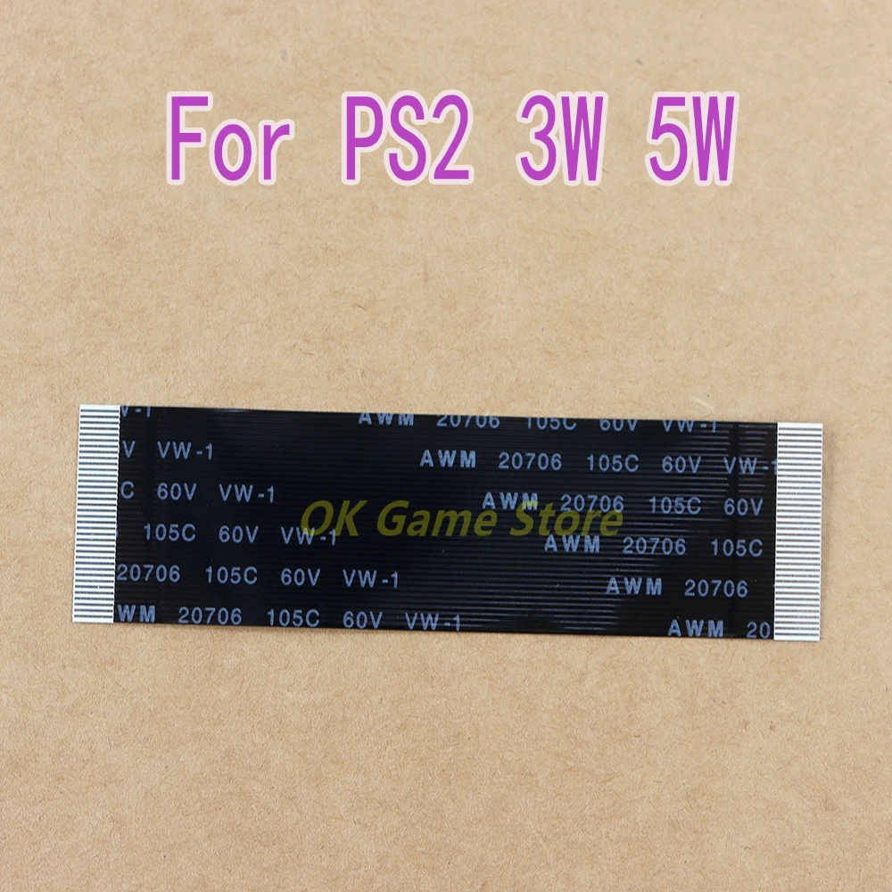 2pcs/lot For PS2 Playstation 2 Motherboard Port Memory Card Ribbon Flex Cable For PS2 30000 & 5000 3W 5W Controller Repair Part