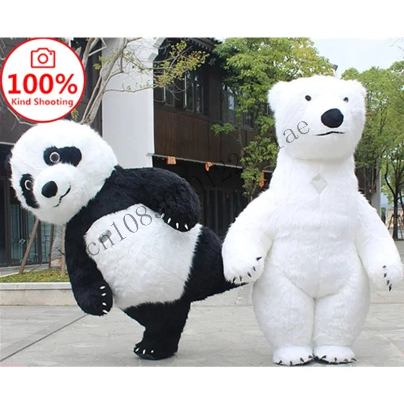 

White Polar Mascot Cosplay Costume Cartoon Doll Animation Bear Clothing Suit Adult Birthday Party HIGH QUALITY CMM221