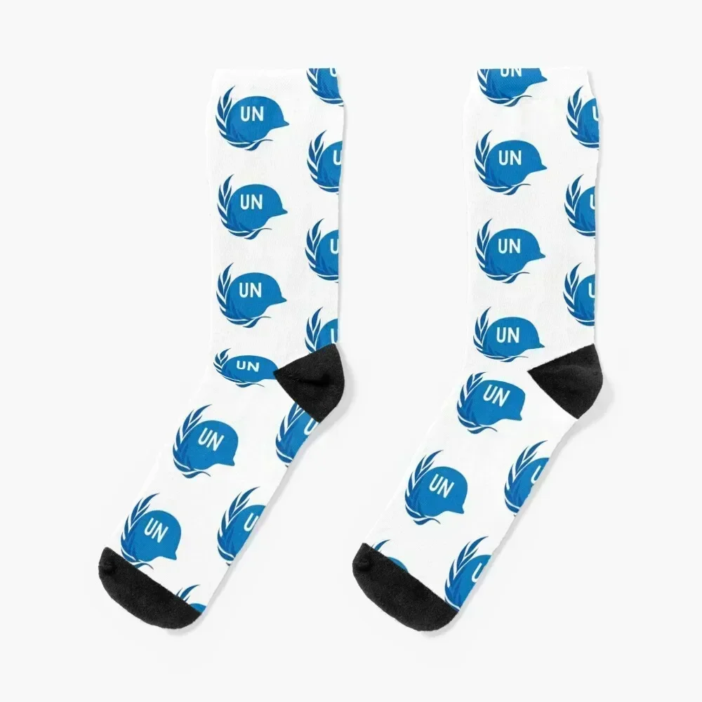 

Peacekeeping Blue Helmet Socks ankle Wholesale short Mens Socks Women's